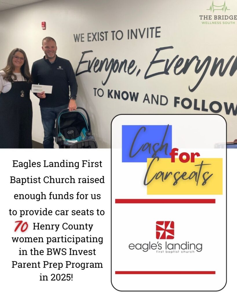 Cash for CarSeats from Eagles Landing First Baptist church